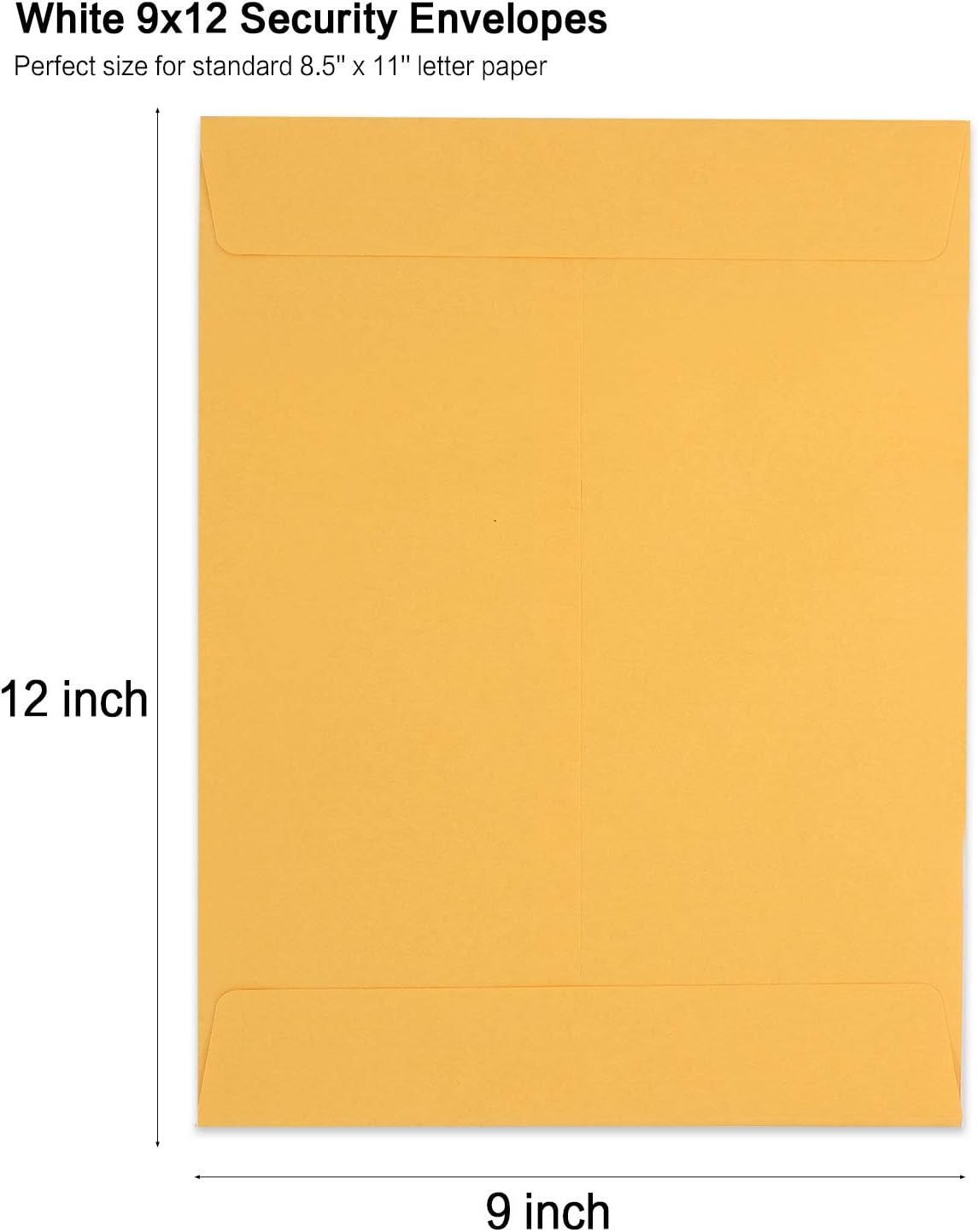 9 X 12 Self Seal Golden Brown Kraft Catalog Envelopes, HERKKA 120 Pack Catalog Envelopes, Peel & Seal, Designed for Secure Mailing - Oversize Strong Peel and Seal Flap : Office Products