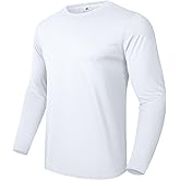 Boyzn 1/3 Pack Men's Long Sleeve T Shirts, Long Sleeve Cotton T Shirts for Men, Casual Crewneck Basic Tee Undershirts for Men