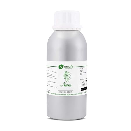 Naturalis Essence of Nature Organic Neem Oil Pesticide (Water Soluble) For Spray on Plants & Garden 500ml