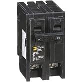 Plug In Circuit Breaker, HOM, Number of Poles 2, 90 Amps, 120/240VAC, Standard