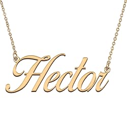 HUAN XUN Customized Custom Simple Any Name Necklace