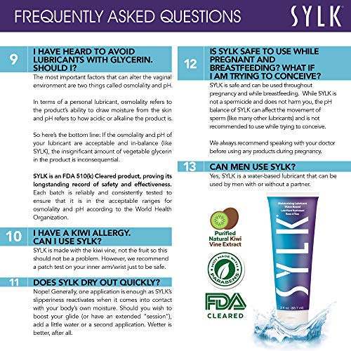 SYLK Personal Lubricant and Moisturizer, Doctor Water