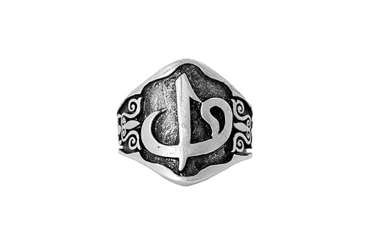 Gök-Turk Ring für Herren 'Allah' Muslim Islam - verstellbare Größe
