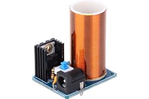 Astibym Mini Coil, Coil Transmit Electricity High Efficiency High Voltage Plasma LED Spark Module Kit for Student Experiments for Fluorescence Spectroscopy(Finished Product)