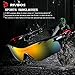 RIVBOS 801 POLARIZED Sports Sunglasses with 5 Interchangeable Lenses