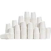 [600 Pack] Dbfengbilian 2.5 oz Disposable Coffee Cups, Small Paper Cups, Mini Bathroom Mouthwash Cups, Espresso, Hot Coffee P