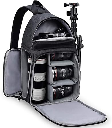 camera bag with tripod holder