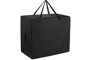 RAWEAO Folding Mattress Bag - 600D Oxford Cloth Heavy Duty Carry Case for Tri-Fold Guest Bed Mattress (Fits 4" Single Mattress with Folding Dimensions of 25" x 25" x 12")