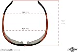 ToolFreak Agent Safety Glasses EN166 F Clear Anti Fog Scratch Wraparound PPE view 6