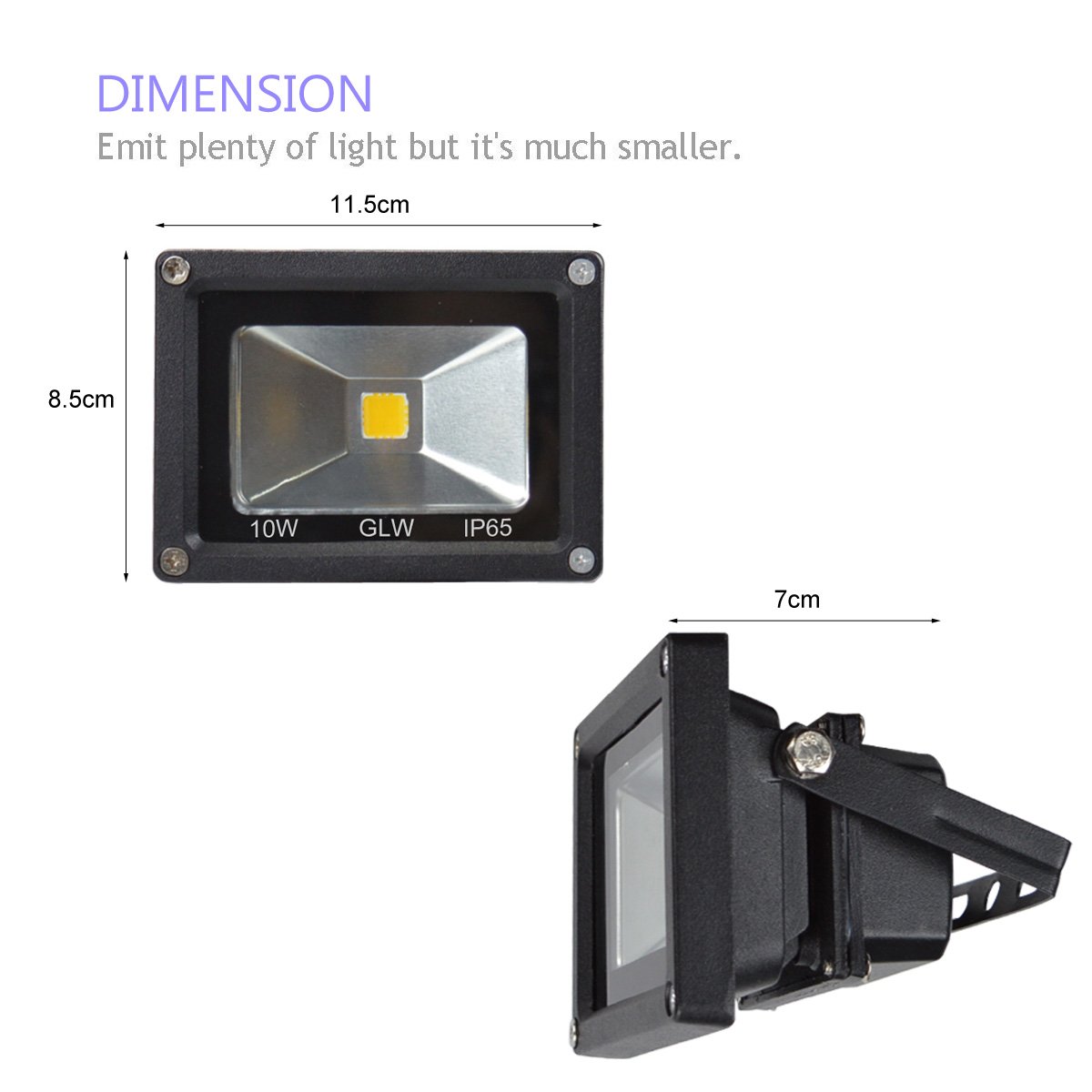 GLW 12V24V AC or DC LED Flood Light,10W Mini IP65 Waterproof Outdoor 700112946561 eBay