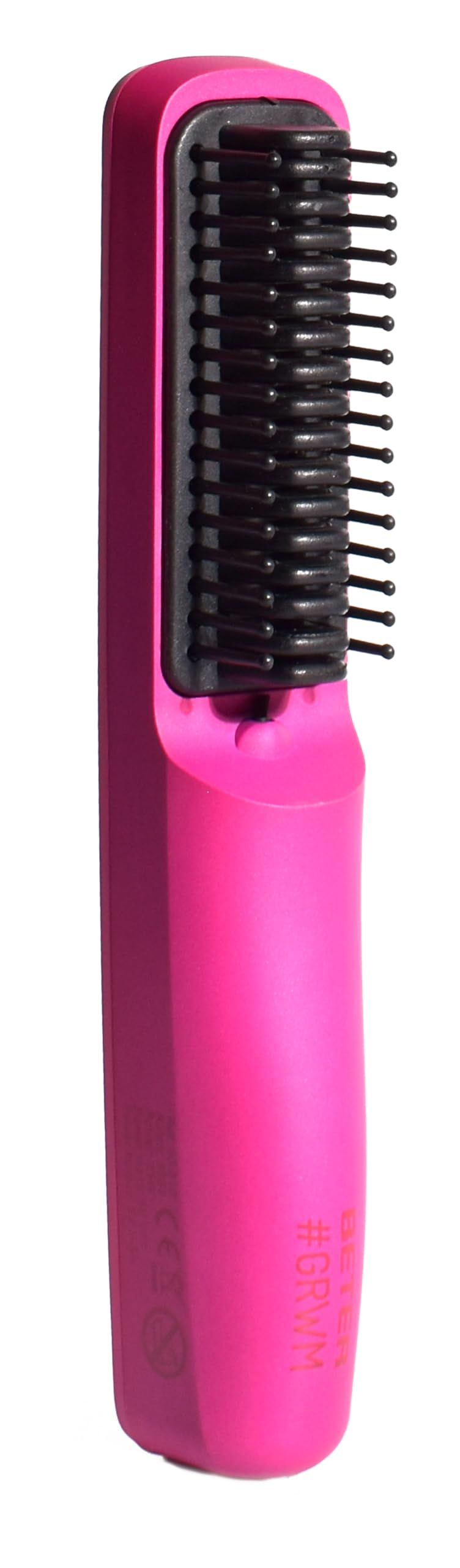Beter - Thermal Smoothing Brush, Wireless Ionic Brush GRWM, Professional Hair Straightener, 200°C, Fast Heating, Anti-Scald Protection, Anti-frizz, USB Rechargeable, Pink