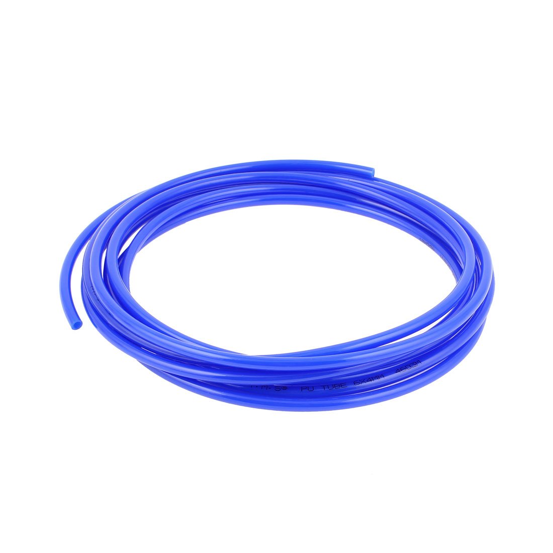 Sourcingmap 6mm x 4mm Pneumatic Air Compressor Tubing PU Hose Tube Pipe 4.5m Blue