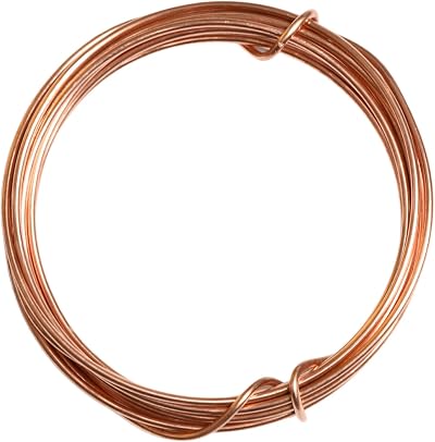 bhomescent Bare Copper Wire 1mm 2mm Flexible 18 12 Gauge 2.5M 18 GA 12 GA