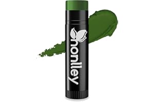 Honlley Halloween Witch Green Face Body Paint Stick Elphaba, Cream Dark Green Eye Black Football for Sport Baseball Football, Facepaint Cosplay Hulk Gamora Camo Hunting Monster Painting Makeup