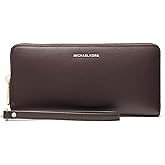 Michael Kors Jet Set Travel Continental, Gold-Tone Hardware/Sahara Leather/Chocolate