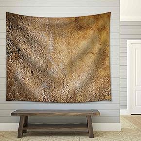 Ancient Withered Wall Grunge Texure. - Fabric Wall Tapestry Home Decor - 51x60 inches