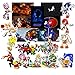 GToTd Sonic The Hedgehog 20 Pieces Vinyl Waterproof Stickers for Kids(Premium Quality)