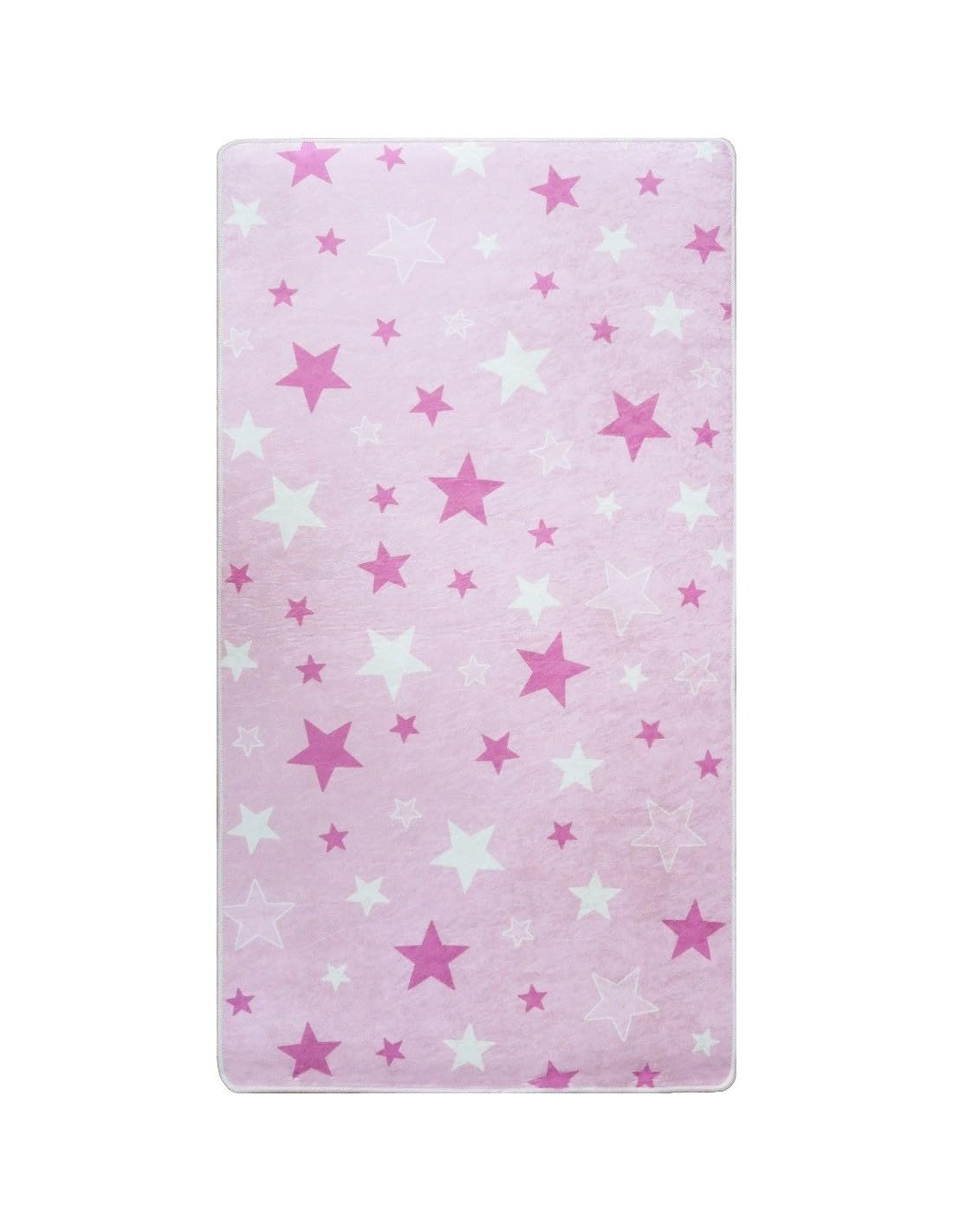 MANI TEXTILE Rug, Polyester, Pink, 100 x 150