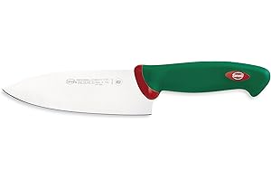 Sanelli 381616 Premana Deba Knife 16cm 6-1/4'', Green, Silver