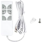 Replacement Wired Remote Control for Serta Motion Essentials 2 II Linak HB12012-00 Adjustable Bed, with Screw Mount Cable Clamp