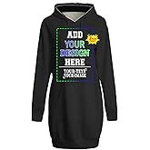 Custom Hoodie Dress for Women Design Text Photo Personalized Gifts Customize Hoodies