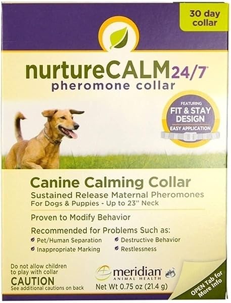 NURTURECALM 24/7 PHEROMONE COLLAR FOR DOGS, 23″