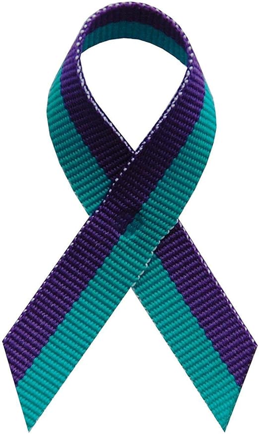 USA American Made 50 Suicide Prevention Awareness Ribbons