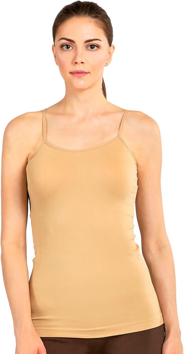 MOPAS Camisole - Women's Basic Spaghetti Strap Camisole Tank Top