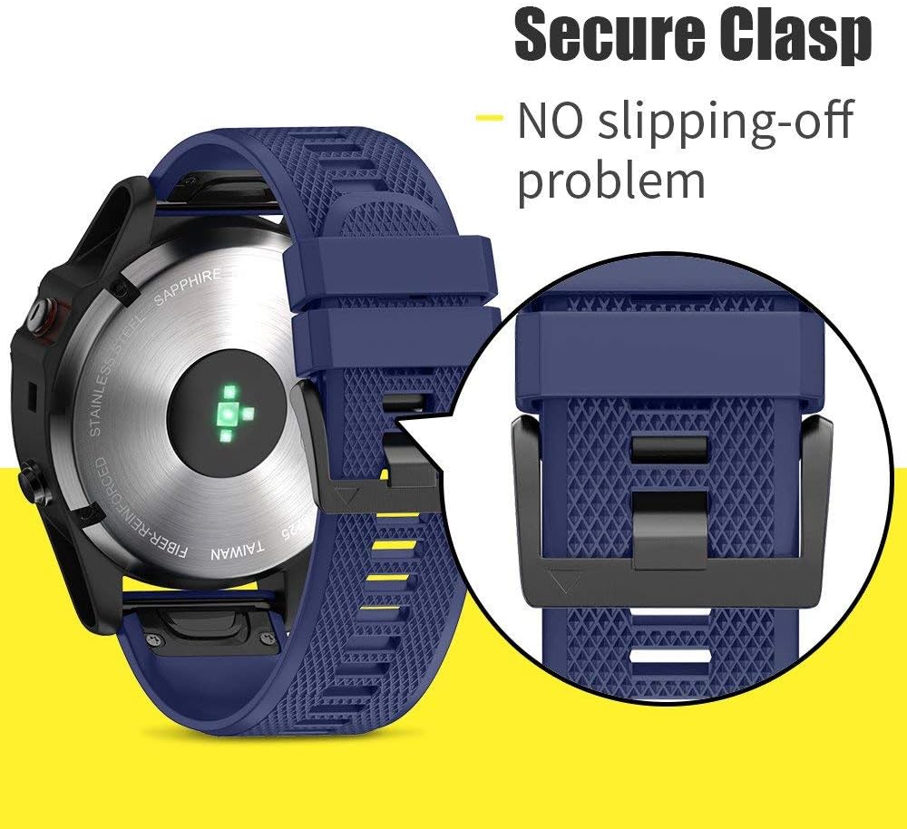 NotoCity for Garmin Fenix 6/6 pro Strap, Quickfit 22mm for Fenix 5/7/5 plus/7 Pro/8 47mm - Image 4