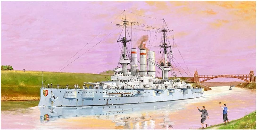 Trumpeter 1:350 - Schlesig- Holstein Battelship 1908, Various, klein
