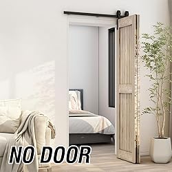 AONAYIOA 42"/3.5FT Bi-Folding Sliding Barn Door