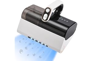 HYNSEN Mattress Vacuum Cleaner, Bed Vacuum Cleaner with UV & High Heating Tech, 12Kpa Suction 500W Powerful Handheld Vacuums for Dust Recognition & Remove Pet Hair