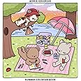 Berrie Coloring Summer: Cute and Cozy Coloring Book for Kids & Adults Featuring Easy to Color Animal Illustrations and Adorable Scenes (Cute & Cozy Coloring Books)