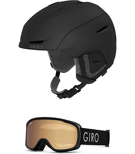 Amazon.com: Giro Neo MIPS Asian Fit Snow Helmet Goggle Combo