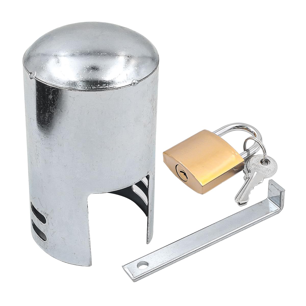 ZONADAH Outdoor Faucet Lock Tap Cover Tap Locking System Garden Hose Tap Lock Water Spigot Lock Protector Cover Double Open