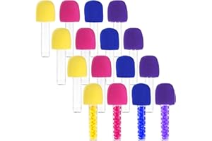 Skdqiee 16 Pcs Microphone Candy Tubes, 7.4 in Rock and Roll Party Favors, Disco Singer Theme Decoration, Colorful Plastic Can