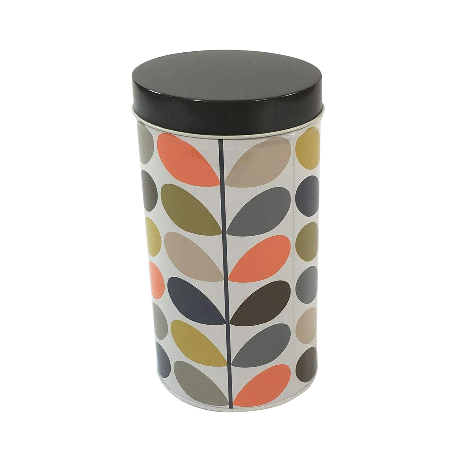Orla Kiely Storage Tin Multi Stem Vibrant Design Ideal For
