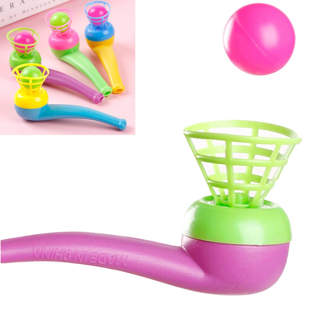 Buy Fancyku 10 Pcs Magic Floating Ball Game Blow Pipe Balls Toy Party
