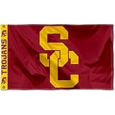 College Flags & Banners Co. USC Trojans Printed Header 3x5 Foot Banner Flag