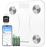 INSMART Smart Scale for Body Weight, Digital Bathroom Scale Bluetooth Body Fat Scale,Body Composition Analyzer with Smart APP