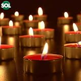 SOL 60pk Scented Tealight Candles - 3.5 Hour Burn Time, Mixed Scents, Home Decor view 3