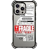 CASETiFY Bounce iPhone 15 Pro Max Case [6X Military Grade Drop Tested / 21.3ft Drop Protection/Compatible with Magsafe] - Stickers Prints - PP-0008 - Clear Black