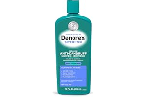 Denorex Advanced Relief Severe Itch AntiDandruff Shampoo & Conditioner, Formulated with Menthol to Relieve Scalp Irritation, 10oz