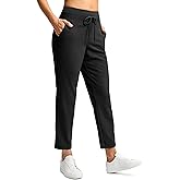 G Gradual Pants for Women High Waisted Ankle Pants 2 Pockets 7/8 Athletic Pants with Drawstring for Golf Travel Casual