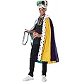 Adult Mardi Gras Cape and Crown Set