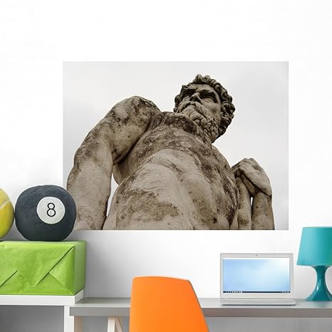 Amazon.com: Wallmonkeys Zeus Estatua gráfico de vinilo ...