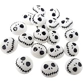 Honbay 20PCS Halloween Decorations Glue on Ghost Slime Beads Flatback Resin Charms for Scrapbooking, Hair Clip, Phone Case, DIY Crafts