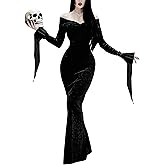 LUYANA Halloween Costumes Women Cosplay Maxi Long Dresses