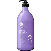 Halforange Luseta Biotin &amp; Collagen Shampoo Thickening for Hair Loss &amp; Fast Hair Growth - Infused with Argan Oil to Repair Damaged Dry Hair - Sulfate Free Paraben Free 33.8oz