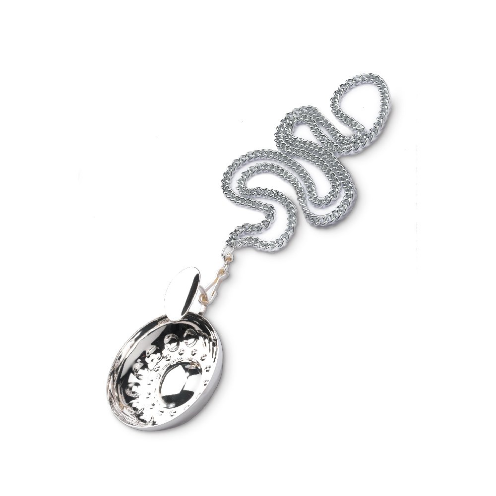 Euposia Tastevin Sommelier - Stainless Steel Wine Rack Complete With Chain - by Made in Italy